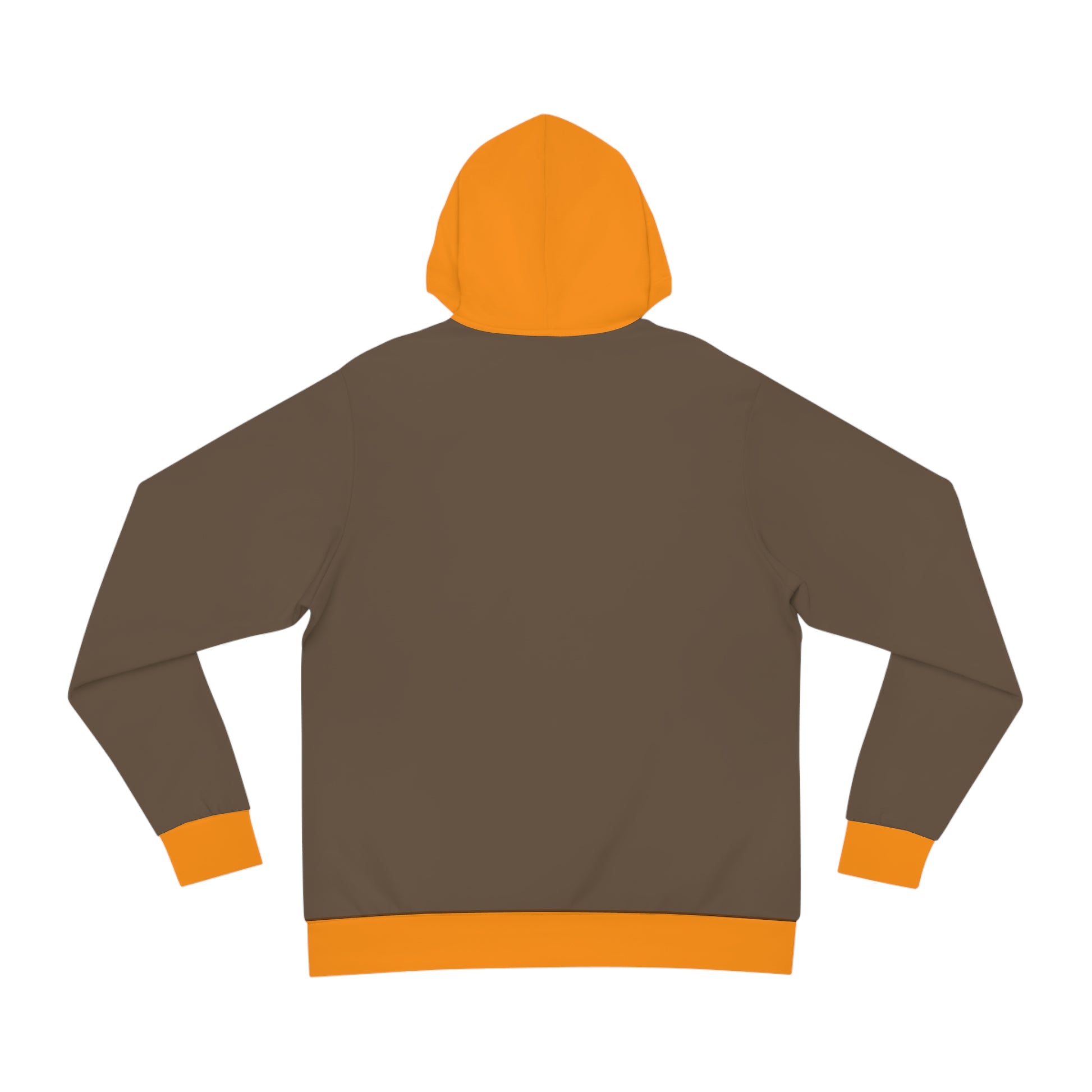 Fat Head Upland Hoodie — Brown & Orange Outdoor Graphic Pullover